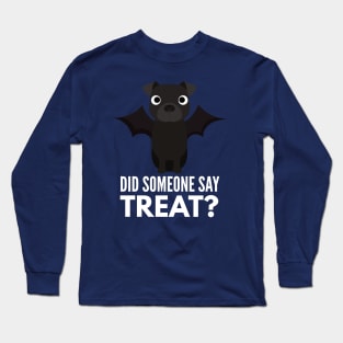 Staffordshire Bull Terrier Halloween Trick or Treat Long Sleeve T-Shirt